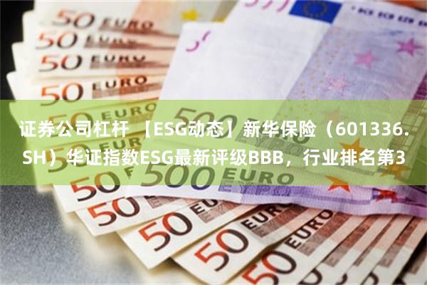 证券公司杠杆 【ESG动态】新华保险（601336.SH）华证指数ESG最新评级BBB，行业排名第3