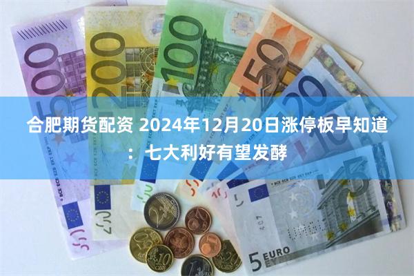 合肥期货配资 2024年12月20日涨停板早知道：七大利好有望发酵